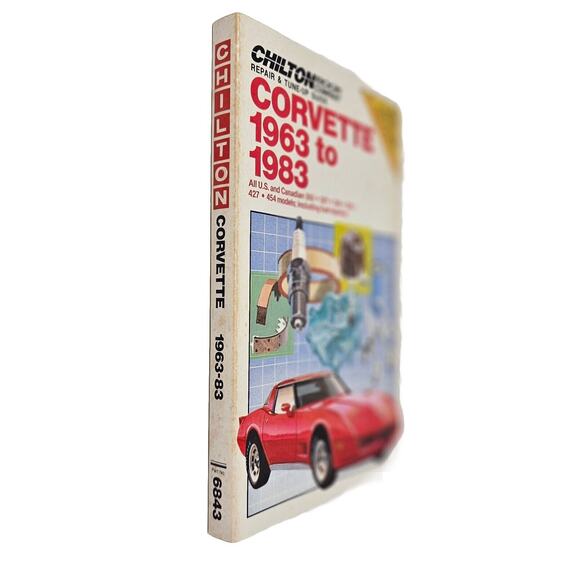 Chilton 1963-1983 Corvette Repair Manual Tune Up Automotive #6843 Vette Chevy - Picture 3 of 8
